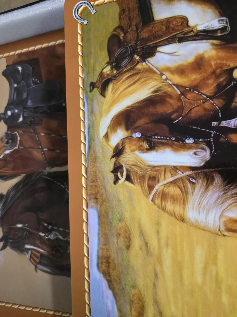 The Danbury Mint Horse Collector Coasters And Placemats - Horse Art